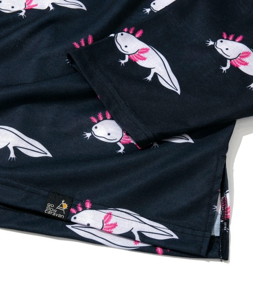 go slow caravan(ゴースローキャラバン)の「ガラガラロングスリーブTEE W(Tシャツ/カットソー・レディース・ライム/パープル系その他/ブルー系その他/ブラック/ブラック系その他2・FREE)」の9枚目の写真