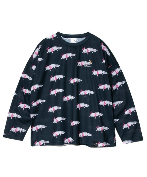 go slow caravan(ゴースローキャラバン)の「ガラガラロングスリーブTEE W(Tシャツ/カットソー・レディース・ライム/パープル系その他/ブルー系その他/ブラック/ブラック系その他2・FREE)」の11枚目の写真