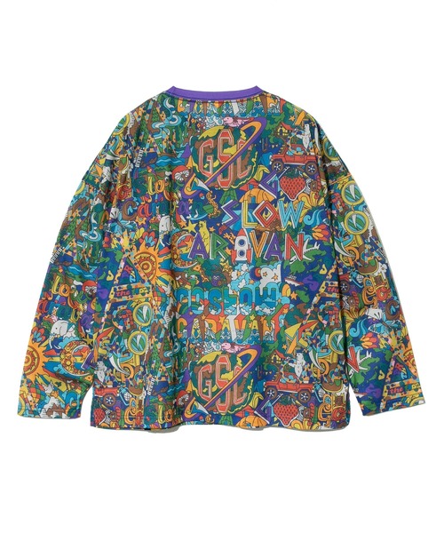 go slow caravan(ゴースローキャラバン)の「ガラガラロングスリーブTEE W(Tシャツ/カットソー・レディース・ライム/パープル系その他/ブルー系その他/ブラック/ブラック系その他2・FREE)」の21枚目の写真