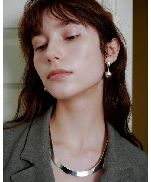 quip queint（クイップクエイント）の「【quip queint】bowling bead pierce/ボウリング ビーズ ピアス（ピアス（両耳用）・レディース・シルバー・FREE）」の9枚目の写真