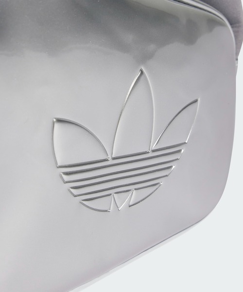 adidas シルバー アディダスミニエアライナーバッグ adidas（アディダス）の「ミニ エアライナーバッグ / アディダス