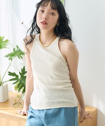 Amazon | [SIL-VENDER] シルクレースタンクトップ シルク レース