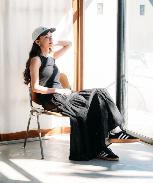 FREAK'S STORE(フリークスストア)の「メッシュタンクトップ/アメリカンスリーブタンクトップ(タンクトップ・レディース・オフホワイト/ブラック/サックスブルー・フリ-)」の15枚目の写真