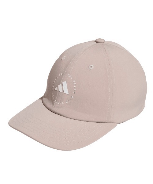 adidas(アディダス)の「アディダス adidas クリスクロス ポニーテール キャップ(キャップ・レディース・ホワイト×レッド/ライトベージュ・FREE)」の2枚目の写真