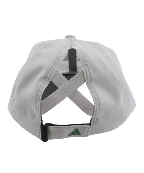 adidas(アディダス)の「アディダス adidas クリスクロス ポニーテール キャップ(キャップ・レディース・ホワイト×レッド/ライトベージュ・FREE)」の5枚目の写真