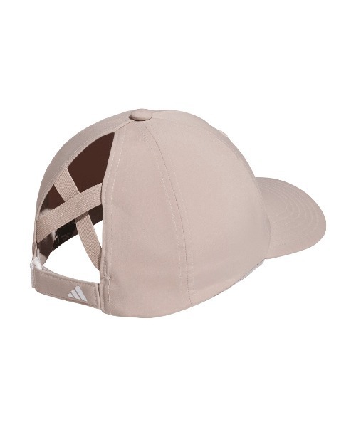 adidas(アディダス)の「アディダス adidas クリスクロス ポニーテール キャップ(キャップ・レディース・ホワイト×レッド/ライトベージュ・FREE)」の9枚目の写真