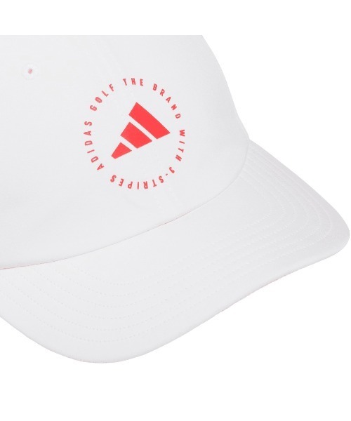 adidas(アディダス)の「アディダス adidas クリスクロス ポニーテール キャップ(キャップ・レディース・ホワイト×レッド/ライトベージュ・FREE)」の10枚目の写真