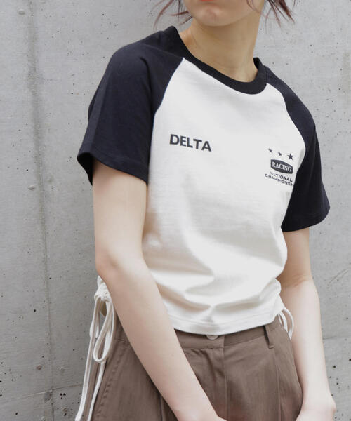 FREE'S MART(フリーズマート)の「ドロストラグランTシャツ(Tシャツ/カットソー・レディース・ホワイト/レッド/ブルー/ブラック・FREE)」の10枚目の写真