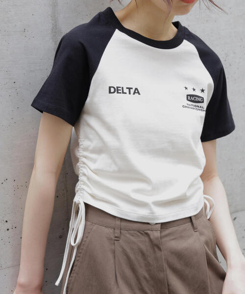 FREE'S MART(フリーズマート)の「ドロストラグランTシャツ(Tシャツ/カットソー・レディース・ホワイト/レッド/ブルー/ブラック・FREE)」の11枚目の写真