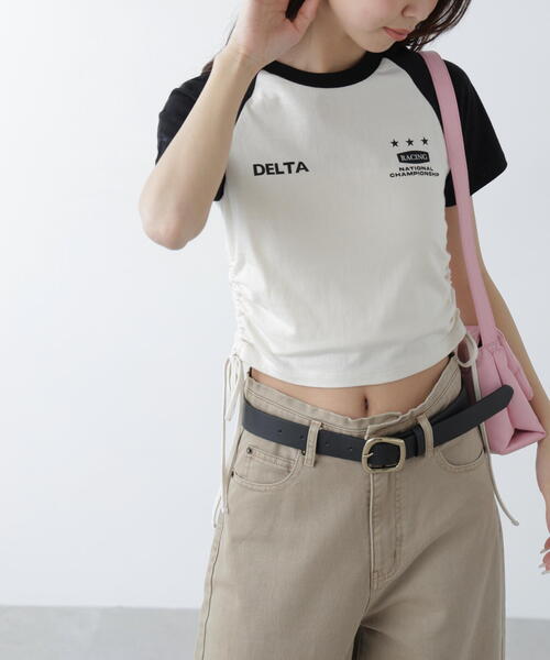 FREE'S MART(フリーズマート)の「ドロストラグランTシャツ(Tシャツ/カットソー・レディース・ホワイト/レッド/ブルー/ブラック・FREE)」の16枚目の写真