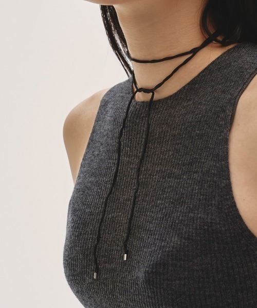 TODAYFUL（トゥデイフル）の「Silk Cord Choker（ネックレス・レディース・ブラック・FREE）」の7枚目の写真
