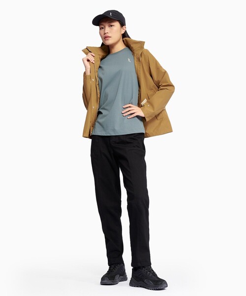 AIGLE(エーグル)の「接触冷感 COOL TOUCH ワンポイントバードロゴ 半袖Tシャツ(Tシャツ/カットソー・レディース・ダークグリーン/ダークブルー/ライトパープル・L/S/M)」の6枚目の写真