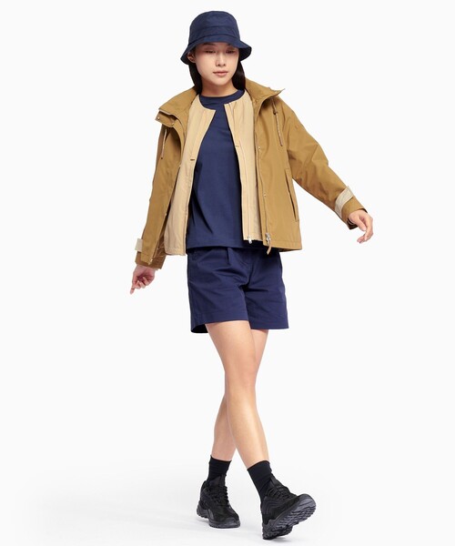 AIGLE(エーグル)の「接触冷感 COOL TOUCH ワンポイントバードロゴ 半袖Tシャツ(Tシャツ/カットソー・レディース・ダークグリーン/ダークブルー/ライトパープル・L/S/M)」の8枚目の写真
