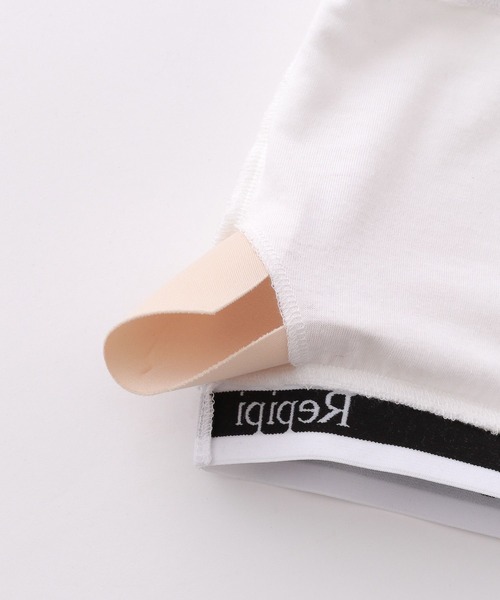 repipi armario（レピピ アルマリオ）の「【吸水速乾】2WAYチューブトップキャミ（チューブトップ・キッズ・ホワイト/ブラック・LARGE/MEDIUM/SMALL）」の4枚目の写真