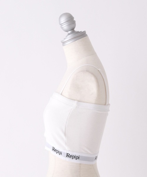 repipi armario（レピピ アルマリオ）の「【吸水速乾】2WAYチューブトップキャミ（チューブトップ・キッズ・ホワイト/ブラック・LARGE/MEDIUM/SMALL）」の10枚目の写真