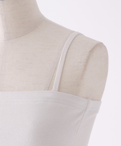 repipi armario（レピピ アルマリオ）の「【吸水速乾】2WAYチューブトップキャミ（チューブトップ・キッズ・ホワイト/ブラック・LARGE/MEDIUM/SMALL）」の15枚目の写真