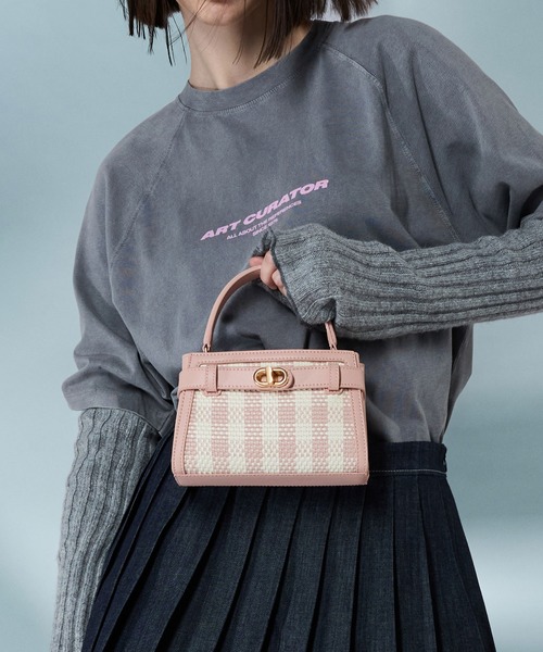 CHARLES&KEITH★Aubrielle オブリエル Top Handle Bag/送料込 CHARLES & KEITH｜Aubrielle オブリエル バケットバッグ