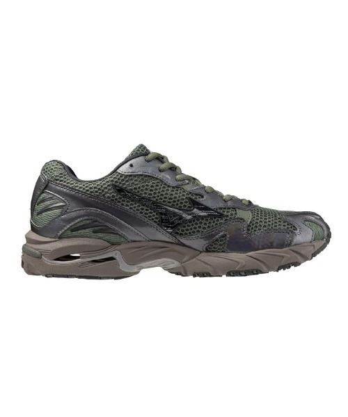 MIZUNO（ミズノ　）の「MIZUNO/ミズノ/WAVE RIDER 10/"Green/Black/Metallic Grey"（スニーカー・メンズ・モスグリーン/ブラック・26.0cm/27.0cm/26.5cm/27.5cm/28.0cm/29.0cm/28.5cm）」の21枚目の写真