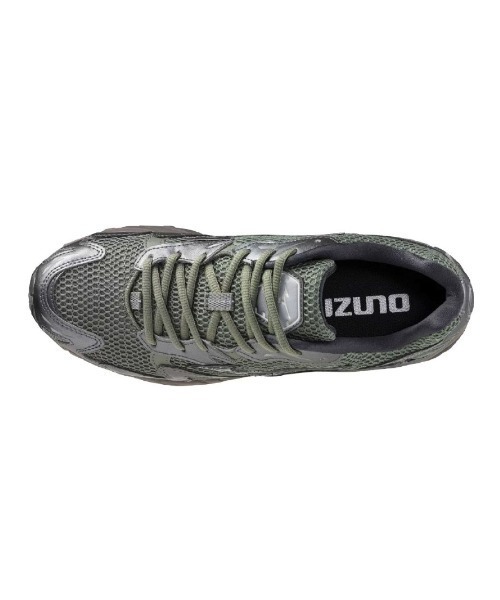 MIZUNO（ミズノ　）の「MIZUNO/ミズノ/WAVE RIDER 10/"Green/Black/Metallic Grey"（スニーカー・メンズ・モスグリーン/ブラック・26.0cm/27.0cm/26.5cm/27.5cm/28.0cm/29.0cm/28.5cm）」の19枚目の写真