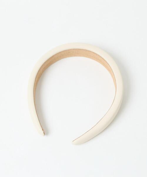 WEGO（ウィゴー）の「WEGO/ワイドカチューシャ（カチューシャ・レディース・ブラック/オフホワイト/ブラウン・FREE）」の2枚目の写真