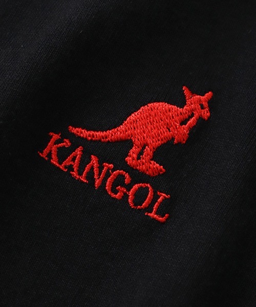KANGOL(カンゴール)の「【KANGOL/カンゴール】 ワンポイント刺繍 ハーフジップ 半袖 ポロシャツ(ポロシャツ・メンズ・ホワイト×ブラック/ホワイト/チャコールグレー/ネイビー/ブラック/ブラック×ホワイト・M/XL/L)」の8枚目の写真