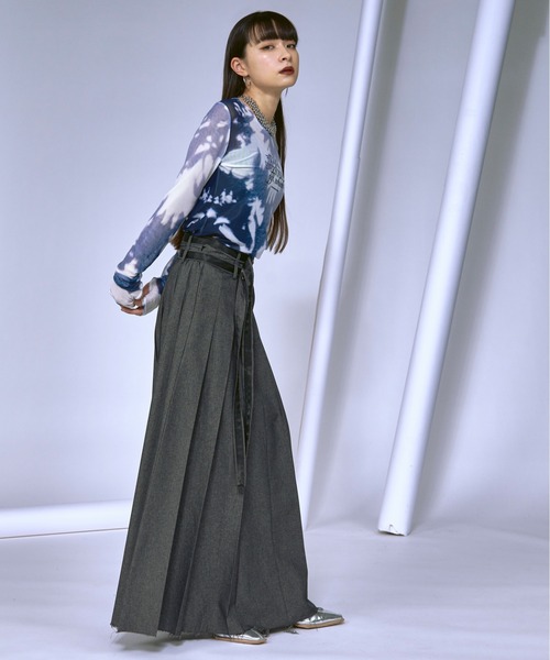 Ezick(エジック)の「Nuance spring ロゴニュアンスシアートップス(Tシャツ/カットソー・レディース・ピンク/ネイビー/ブラック・FREE)」の15枚目の写真