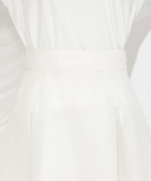 WILLSELECTION(ウィルセレクション)の「シアーダンボールフレアスカート(スカート・レディース・オフホワイト/ブラック/ピンク・FREE)」の9枚目の写真