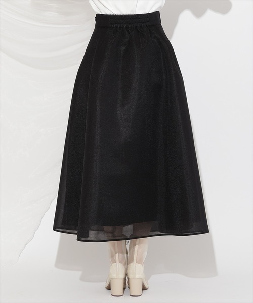 WILLSELECTION(ウィルセレクション)の「シアーダンボールフレアスカート(スカート・レディース・オフホワイト/ブラック/ピンク・FREE)」の15枚目の写真