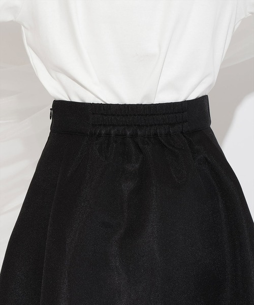 WILLSELECTION(ウィルセレクション)の「シアーダンボールフレアスカート(スカート・レディース・オフホワイト/ブラック/ピンク・FREE)」の17枚目の写真