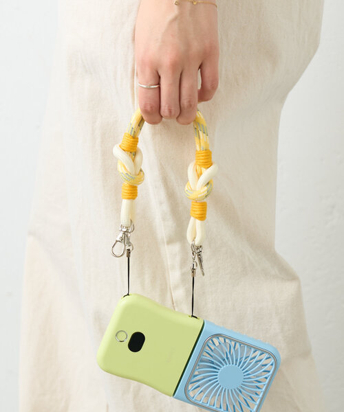 BIRTHDAY BAR（バースデイバー）の「パラコードファンストラップ ショート（スマホグッズ・レディース・ブルー系その他/イエロー/ピンク・0）」の3枚目の写真