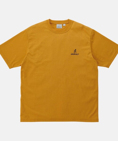 Gramicci(グラミチ)の「【GRAMICCI/グラミチ】ワンポイントロゴTシャツ(Tシャツ/カットソー・メンズ・オフホワイト/ブラック/イエロー・M/XL/L)」の3枚目の写真