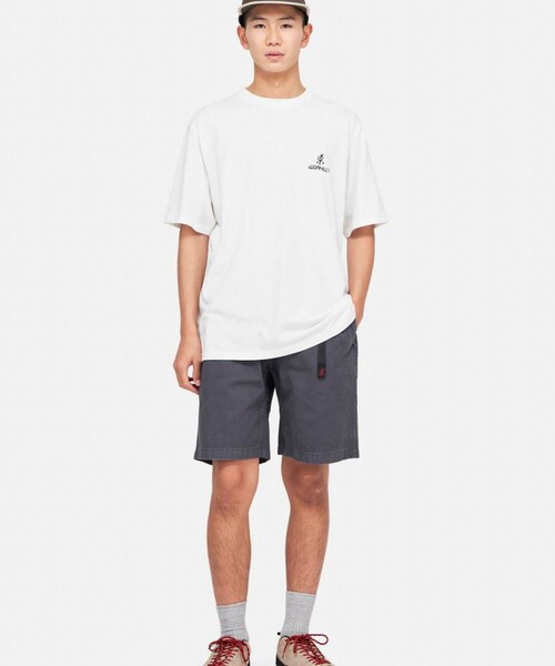 Gramicci(グラミチ)の「【GRAMICCI/グラミチ】ワンポイントロゴTシャツ(Tシャツ/カットソー・メンズ・オフホワイト/ブラック/イエロー・M/XL/L)」の8枚目の写真