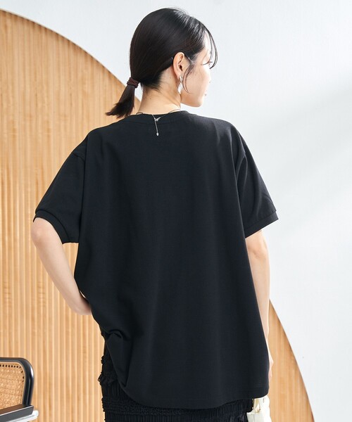 PENNEYS(ぺニーズ)の「PENNEYS別注 カノコフレアTシャツ(Tシャツ/カットソー・レディース・ナチュラル/ブラック/イエロー/コバルトブルー・M/L)」の7枚目の写真