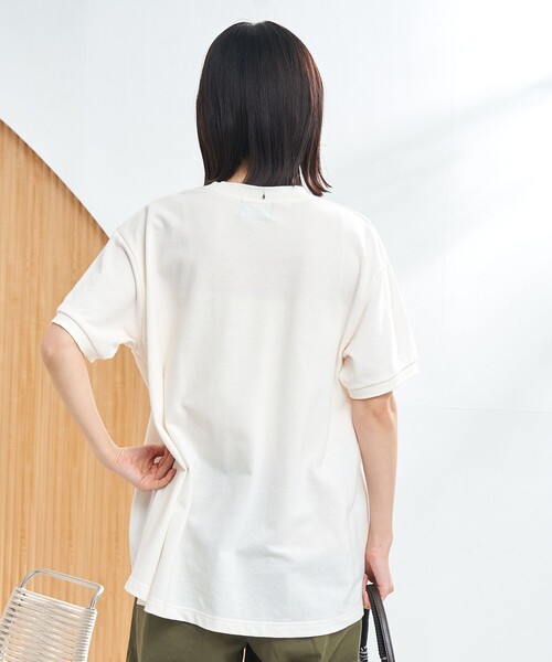 PENNEYS(ぺニーズ)の「PENNEYS別注 カノコフレアTシャツ(Tシャツ/カットソー・レディース・ナチュラル/ブラック/イエロー/コバルトブルー・M/L)」の14枚目の写真