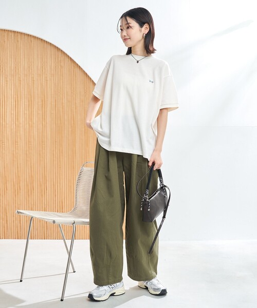 PENNEYS(ぺニーズ)の「PENNEYS別注 カノコフレアTシャツ(Tシャツ/カットソー・レディース・ナチュラル/ブラック/イエロー/コバルトブルー・M/L)」の17枚目の写真