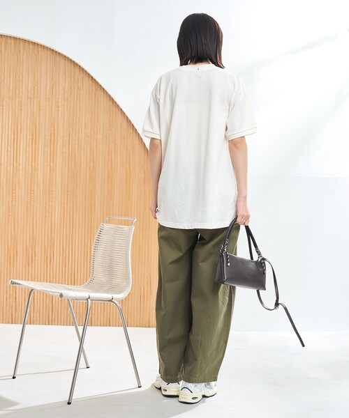 PENNEYS(ぺニーズ)の「PENNEYS別注 カノコフレアTシャツ(Tシャツ/カットソー・レディース・ナチュラル/ブラック/イエロー/コバルトブルー・M/L)」の18枚目の写真