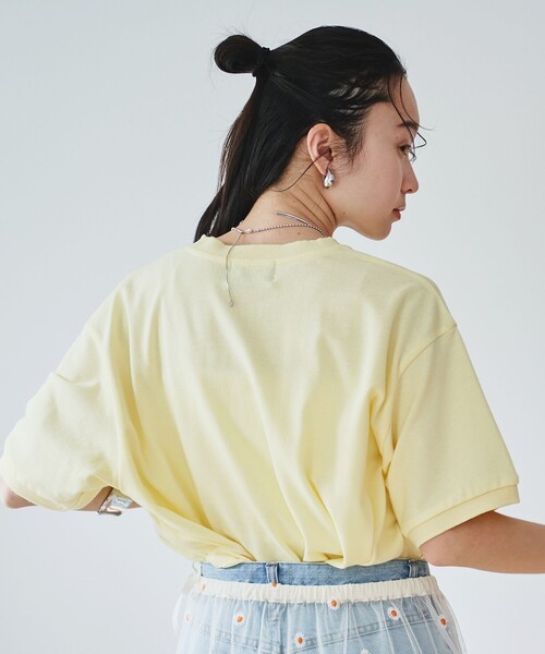 PENNEYS(ぺニーズ)の「PENNEYS別注 カノコフレアTシャツ(Tシャツ/カットソー・レディース・ナチュラル/ブラック/イエロー/コバルトブルー・M/L)」の20枚目の写真