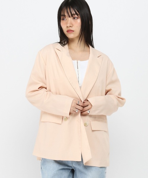 3.3 Field Trip （3.3フィールドトリップ）の「3.3 Field Trip／バックスタイルアシメジャケット（テーラードジャケット・レディース・ブラック/ブラウン/アイボリー・FREE）」の21枚目の写真