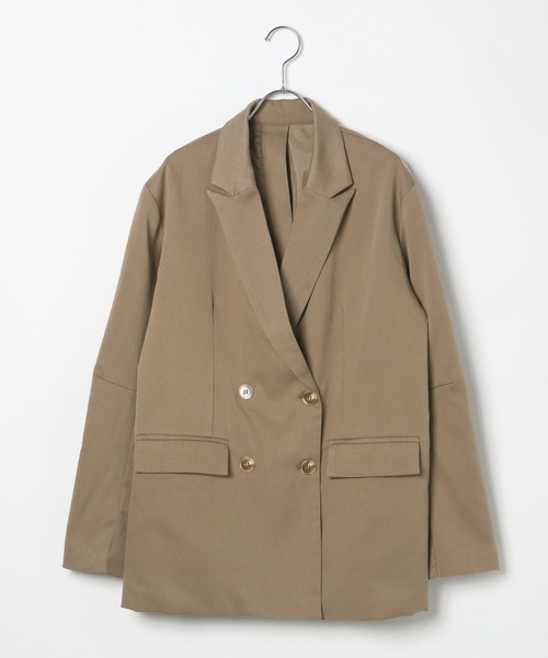 3.3 Field Trip （3.3フィールドトリップ）の「3.3 Field Trip／バックスタイルアシメジャケット（テーラードジャケット・レディース・ブラック/ブラウン/アイボリー・FREE）」の18枚目の写真