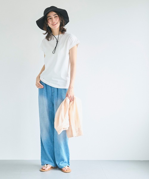 coca（coca）（コカ）の「【WEB限定セール】日除けハット（ハット・レディース・ブラック/ベージュ・ONE SIZE）」の12枚目の写真