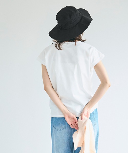 coca（coca）（コカ）の「【WEB限定セール】日除けハット（ハット・レディース・ブラック/ベージュ・ONE SIZE）」の13枚目の写真