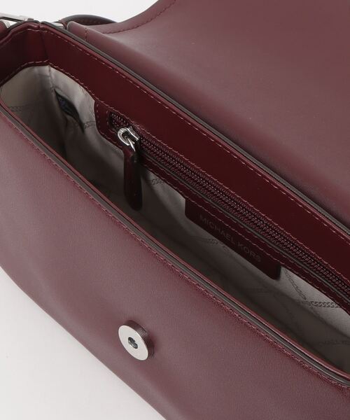 MICHAEL KORS（マイケルコース）の「MICHAEL KORS Parker Medium Leather Shoulder Bag マイケルコース パーカー ミディアム レザーショルダーバッグ（ショルダーバッグ・レディース・ピンク系その他/グレー系その他/バーガンディー・FREE）」の17枚目の写真