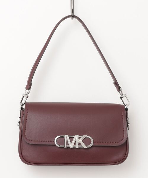 MICHAEL KORS（マイケルコース）の「MICHAEL KORS Parker Medium Leather Shoulder Bag マイケルコース パーカー ミディアム レザーショルダーバッグ（ショルダーバッグ・レディース・ピンク系その他/グレー系その他/バーガンディー・FREE）」の19枚目の写真