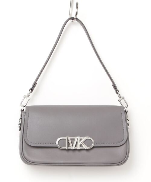 MICHAEL KORS（マイケルコース）の「MICHAEL KORS Parker Medium Leather Shoulder Bag マイケルコース パーカー ミディアム レザーショルダーバッグ（ショルダーバッグ・レディース・ピンク系その他/グレー系その他/バーガンディー・FREE）」の20枚目の写真