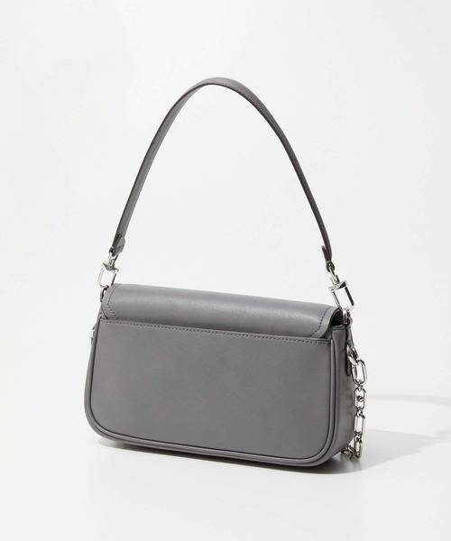 MICHAEL KORS（マイケルコース）の「MICHAEL KORS Parker Medium Leather Shoulder Bag マイケルコース パーカー ミディアム レザーショルダーバッグ（ショルダーバッグ・レディース・ピンク系その他/グレー系その他/バーガンディー・FREE）」の4枚目の写真