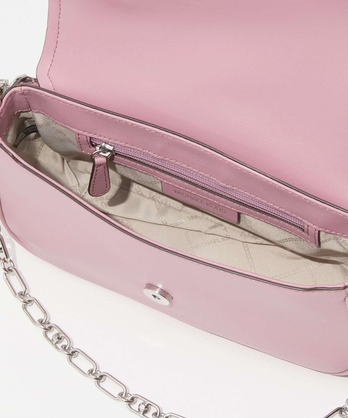MICHAEL KORS（マイケルコース）の「MICHAEL KORS Parker Medium Leather Shoulder Bag マイケルコース パーカー ミディアム レザーショルダーバッグ（ショルダーバッグ・レディース・ピンク系その他/グレー系その他/バーガンディー・FREE）」の7枚目の写真