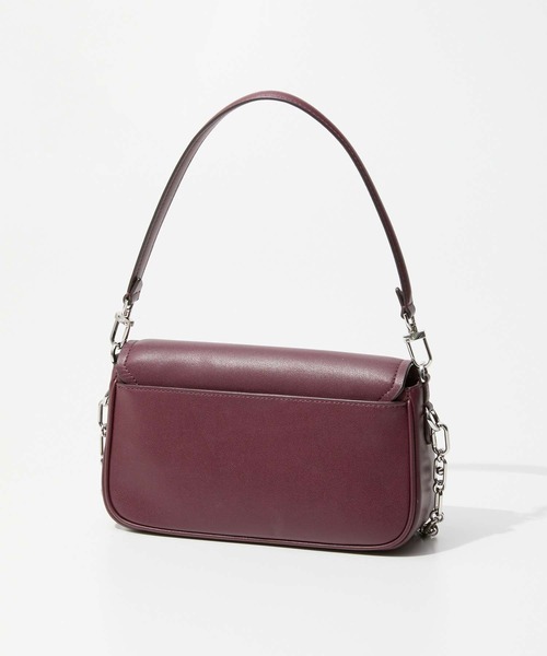 MICHAEL KORS（マイケルコース）の「MICHAEL KORS Parker Medium Leather Shoulder Bag マイケルコース パーカー ミディアム レザーショルダーバッグ（ショルダーバッグ・レディース・ピンク系その他/グレー系その他/バーガンディー・FREE）」の9枚目の写真