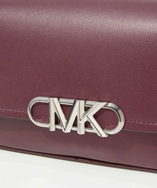 MICHAEL KORS（マイケルコース）の「MICHAEL KORS Parker Medium Leather Shoulder Bag マイケルコース パーカー ミディアム レザーショルダーバッグ（ショルダーバッグ・レディース・ピンク系その他/グレー系その他/バーガンディー・FREE）」の11枚目の写真