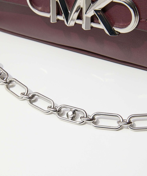 MICHAEL KORS（マイケルコース）の「MICHAEL KORS Parker Medium Leather Shoulder Bag マイケルコース パーカー ミディアム レザーショルダーバッグ（ショルダーバッグ・レディース・ピンク系その他/グレー系その他/バーガンディー・FREE）」の12枚目の写真