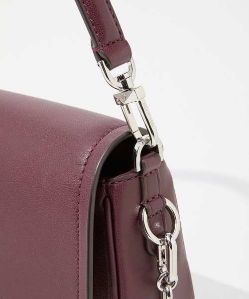 MICHAEL KORS（マイケルコース）の「MICHAEL KORS Parker Medium Leather Shoulder Bag マイケルコース パーカー ミディアム レザーショルダーバッグ（ショルダーバッグ・レディース・ピンク系その他/グレー系その他/バーガンディー・FREE）」の13枚目の写真